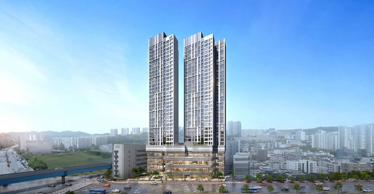 힐스테이트 성남메트로블 투시도