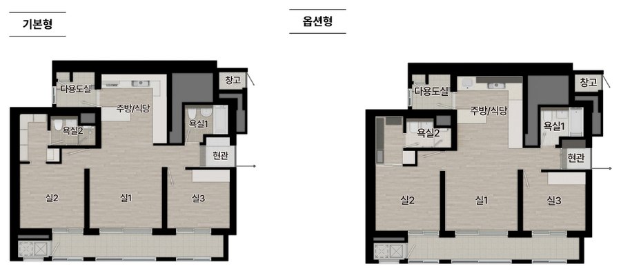 힐스테이트 성남메트로블 74㎡ 평면